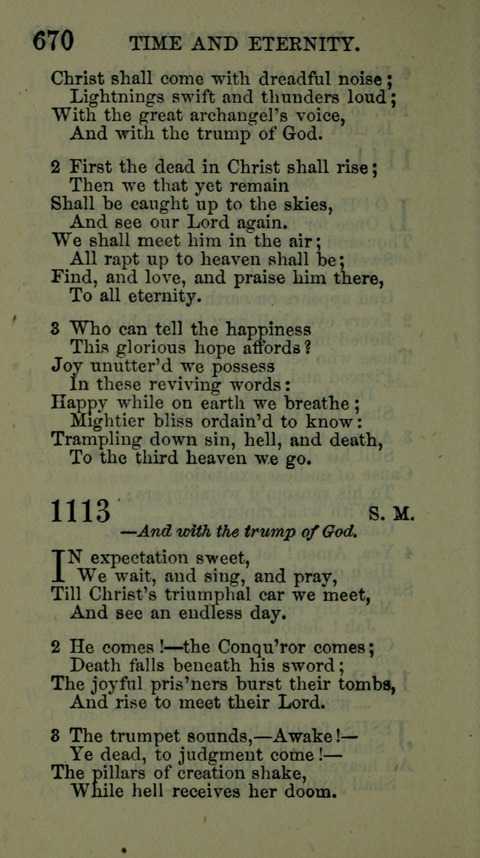 A Collection of Hymns for the use of the African Methodist Episcopal Zion Church in America page 664