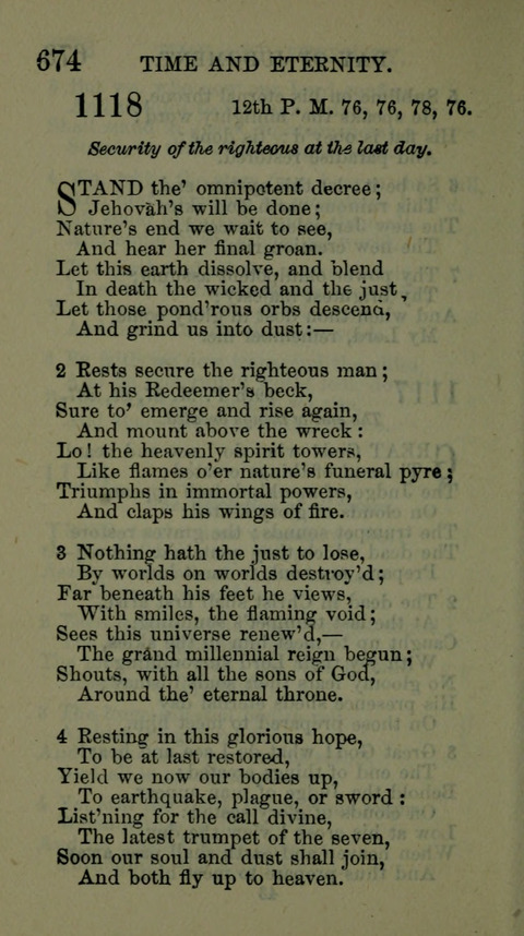 A Collection of Hymns for the use of the African Methodist Episcopal Zion Church in America page 668