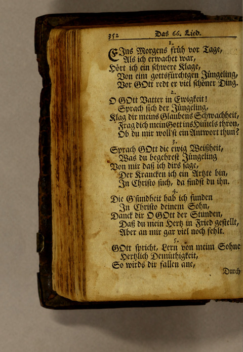 Ausbund, das ist: etliche schöne christliche lieder, wie sie in dem Gefängnüs zu Bassau in dem Schloss on den Schweitzer-Brüdern, und von andern rechtgläubigen Christen hin und her gedichtet worden page 354