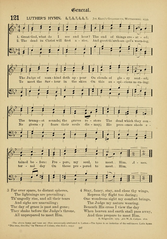The Academic Hymnal page 108