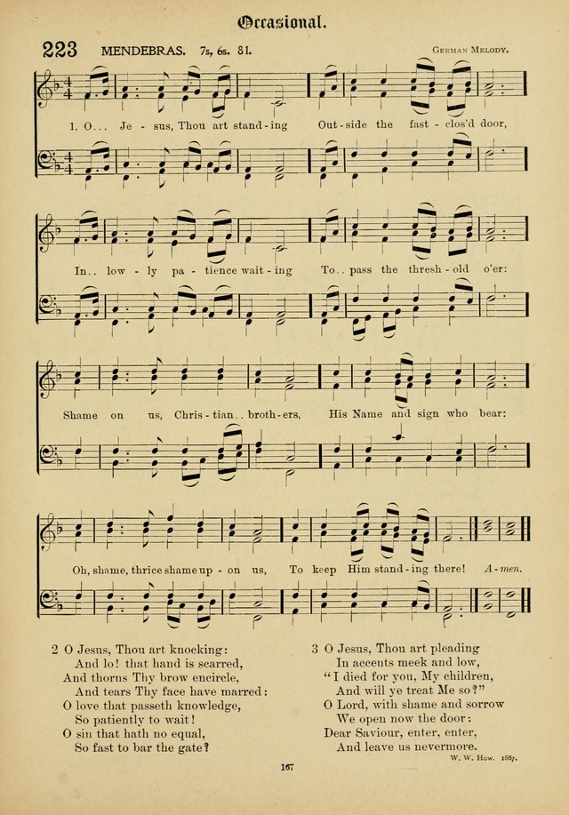 The Academic Hymnal page 168