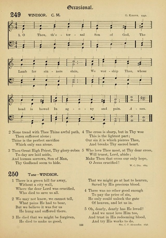 The Academic Hymnal page 184