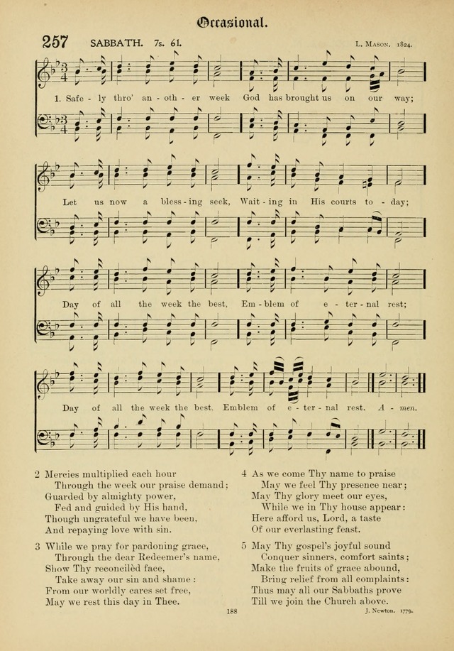 The Academic Hymnal page 189