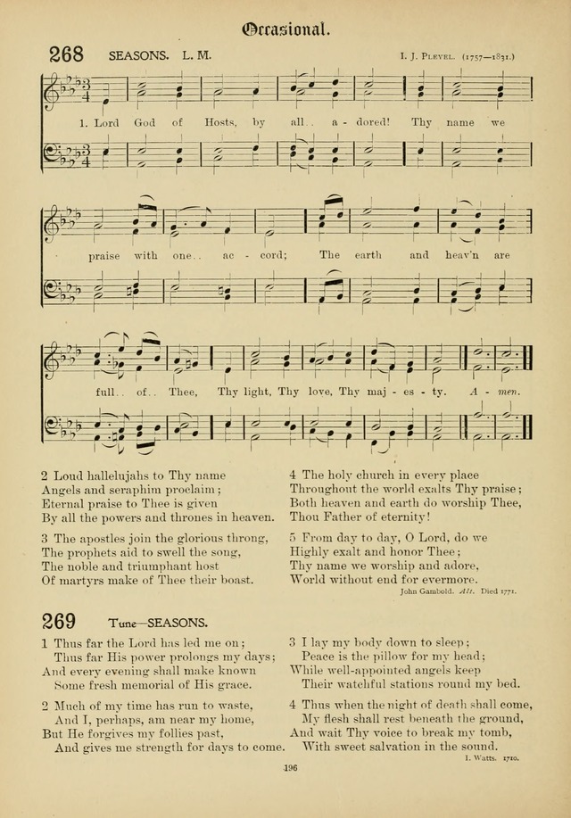 The Academic Hymnal page 197