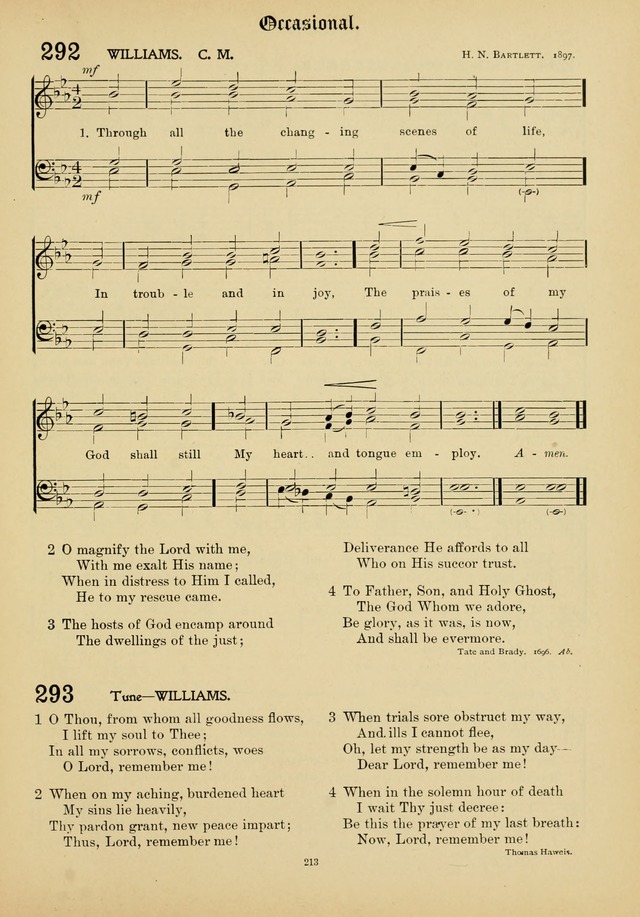 The Academic Hymnal page 214