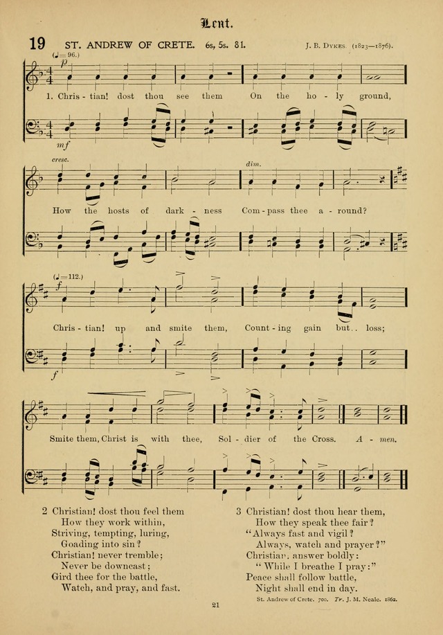 The Academic Hymnal page 22