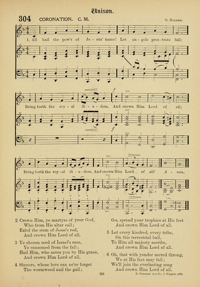 The Academic Hymnal page 224