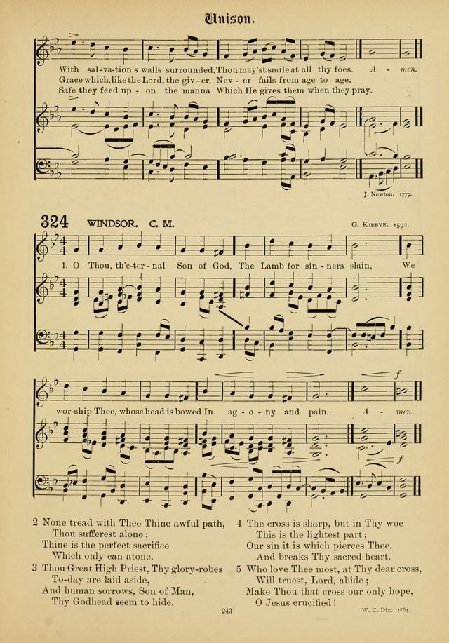 The Academic Hymnal page 244