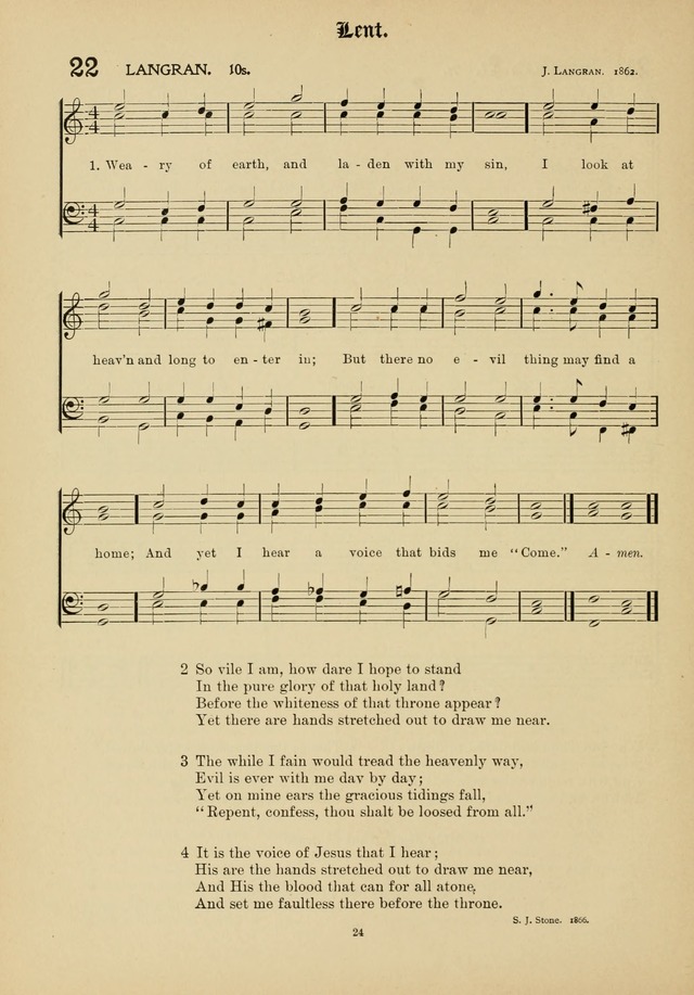 The Academic Hymnal page 25