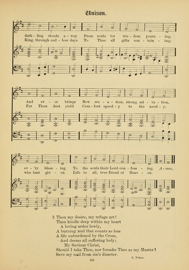 The Academic Hymnal page 254