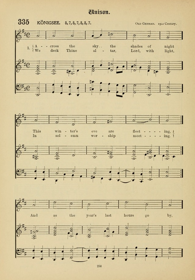 The Academic Hymnal page 259