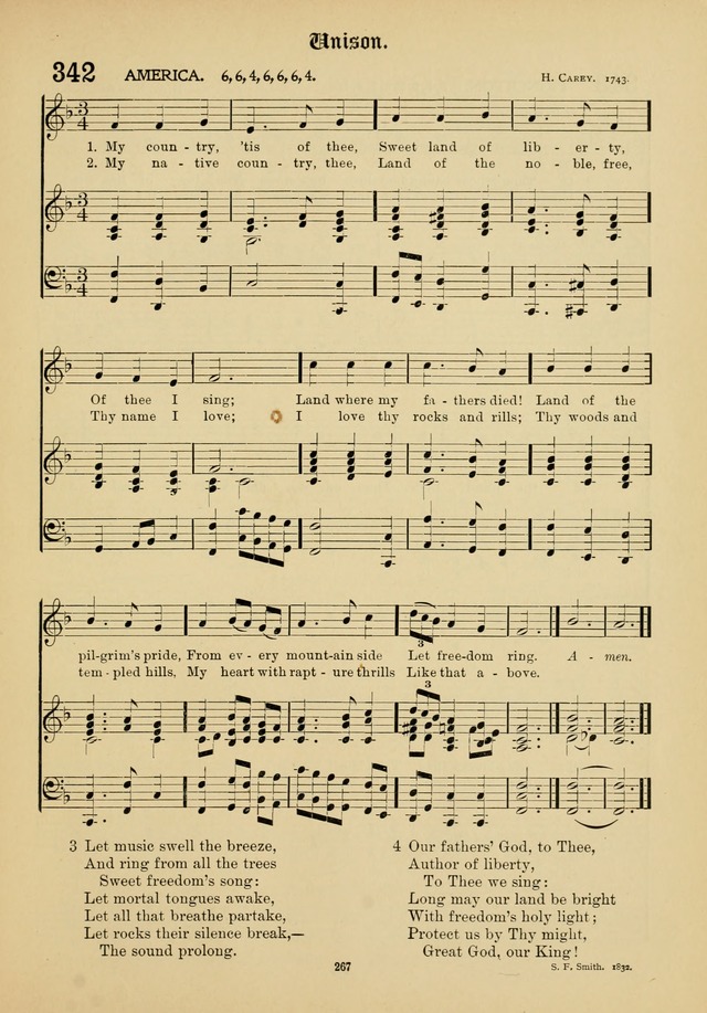 The Academic Hymnal page 268