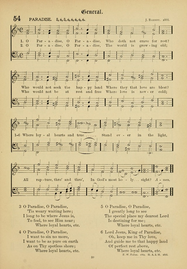 The Academic Hymnal page 60