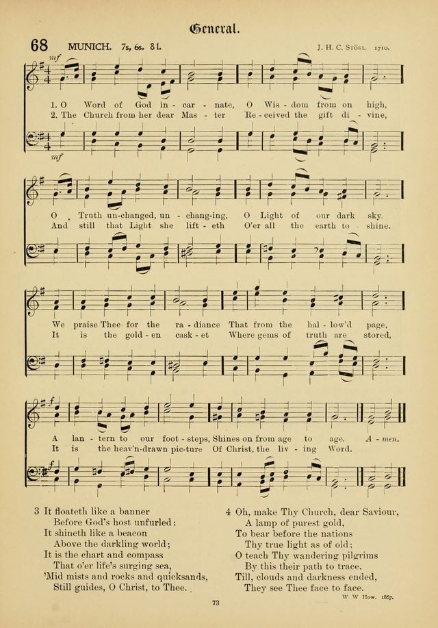 The Academic Hymnal page 74