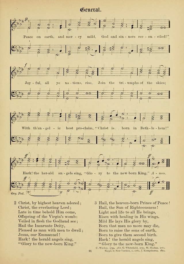 The Academic Hymnal page 92