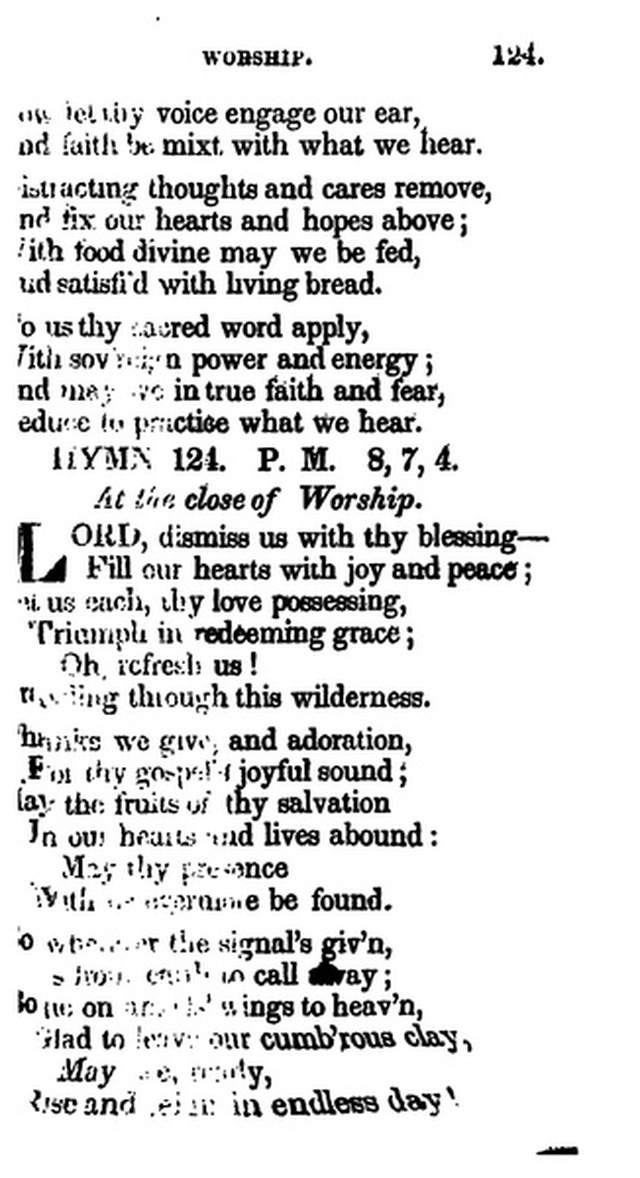 Additional Hymns, Adopted by the General Synod of the Reformed Dutch Church  in North America, at their Session June 1831. 2nd ed. page 104