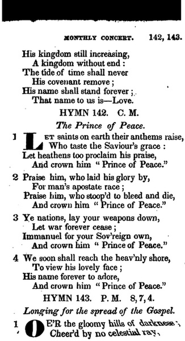 Additional Hymns, Adopted by the General Synod of the Reformed Dutch Church  in North America, at their Session June 1831. 2nd ed. page 118