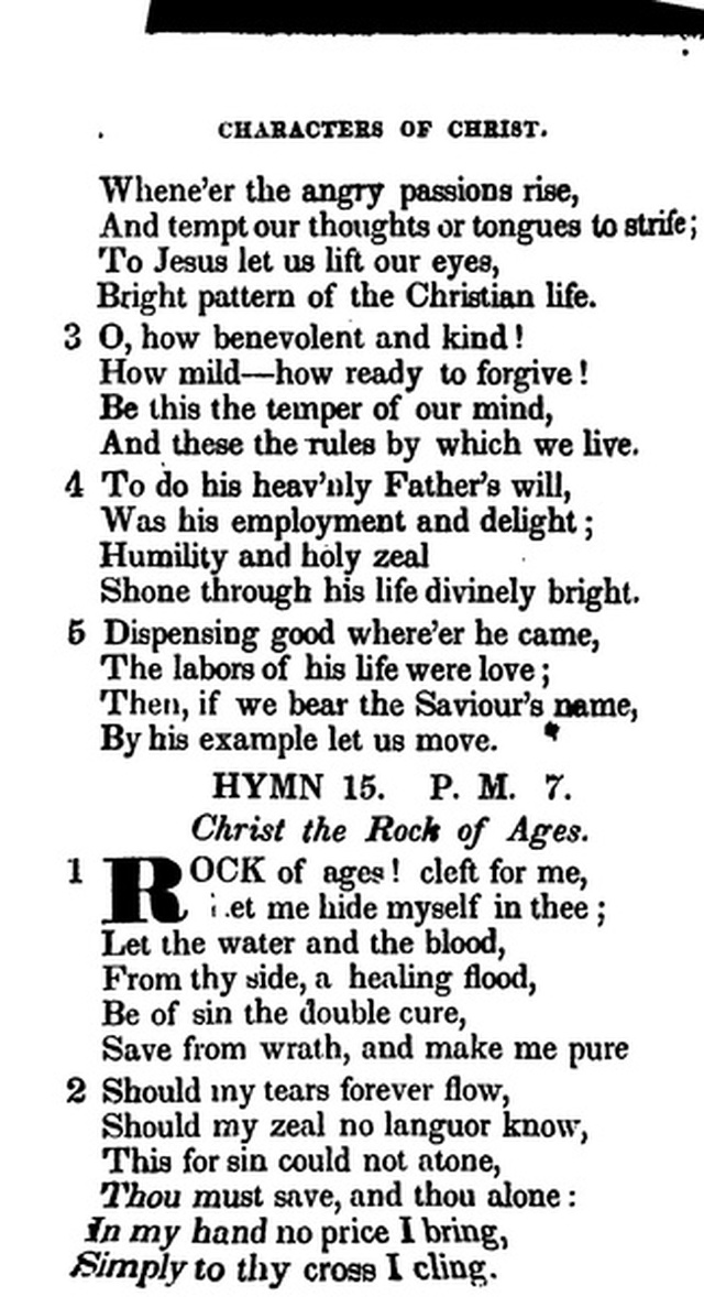 Additional Hymns, Adopted by the General Synod of the Reformed Dutch Church  in North America, at their Session June 1831. 2nd ed. page 13
