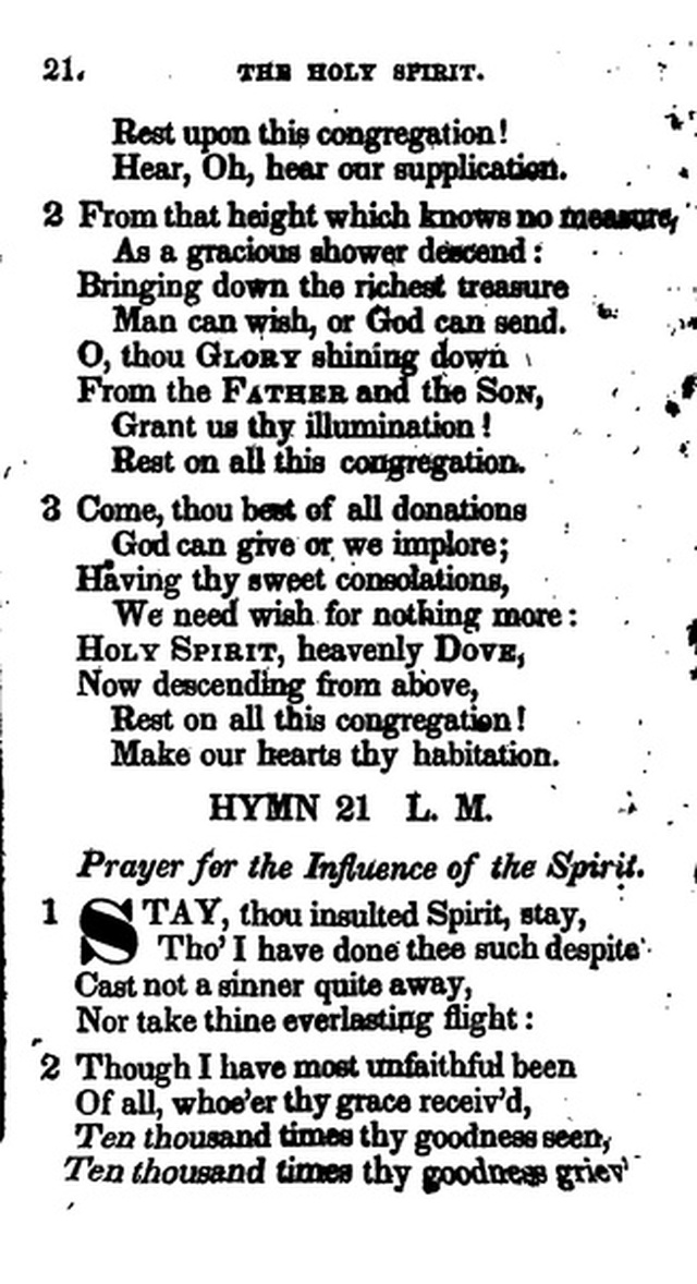Additional Hymns, Adopted by the General Synod of the Reformed Dutch Church  in North America, at their Session June 1831. 2nd ed. page 19
