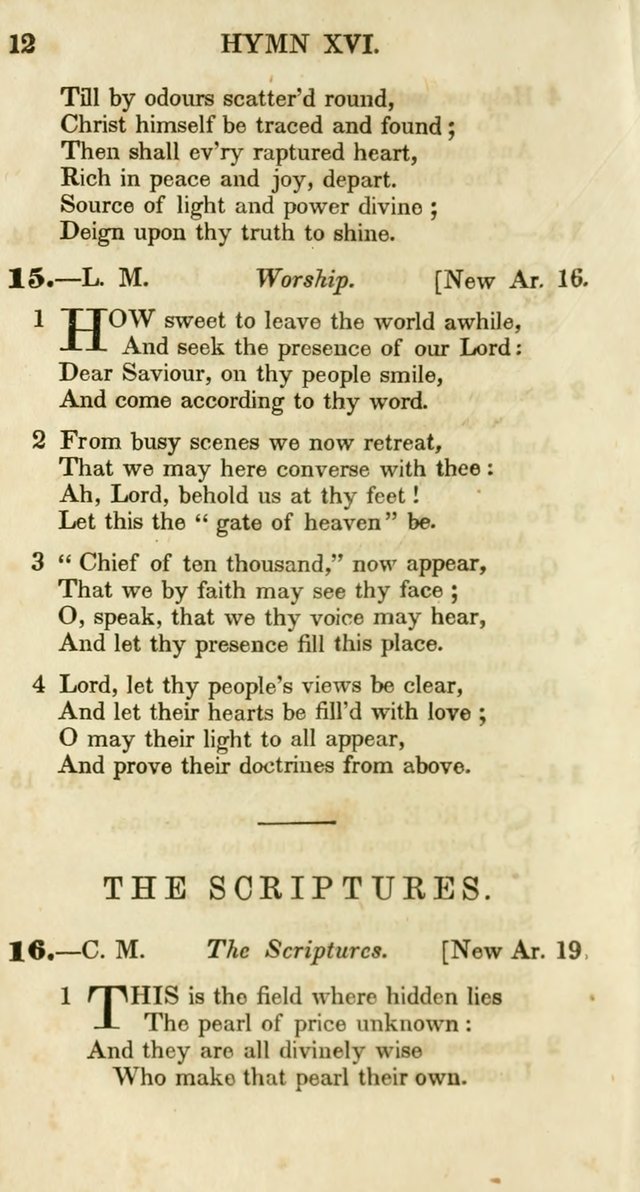 Additional Hymns, Adopted by the General Synod of the Reformed Protestant Dutch Church in North America, at their Session, June 1846, and authorized to be used in the churches under their care page 17