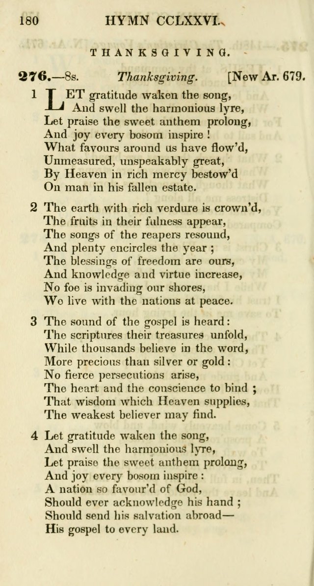Additional Hymns, Adopted by the General Synod of the Reformed Protestant Dutch Church in North America, at their Session, June 1846, and authorized to be used in the churches under their care page 185