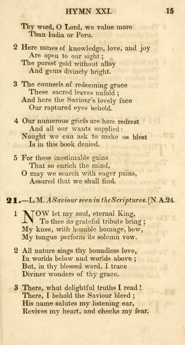 Additional Hymns, Adopted by the General Synod of the Reformed Protestant Dutch Church in North America, at their Session, June 1846, and authorized to be used in the churches under their care page 20