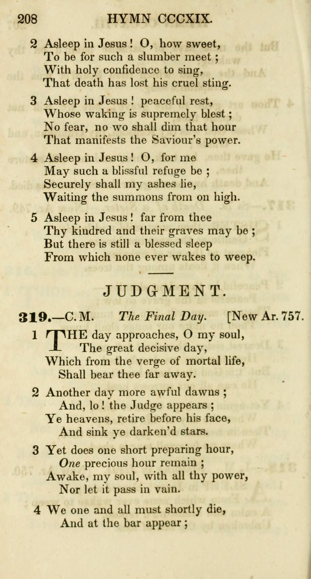 Additional Hymns, Adopted by the General Synod of the Reformed Protestant Dutch Church in North America, at their Session, June 1846, and authorized to be used in the churches under their care page 213