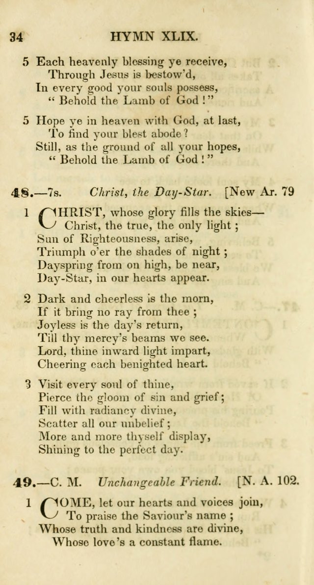 Additional Hymns, Adopted by the General Synod of the Reformed Protestant Dutch Church in North America, at their Session, June 1846, and authorized to be used in the churches under their care page 39
