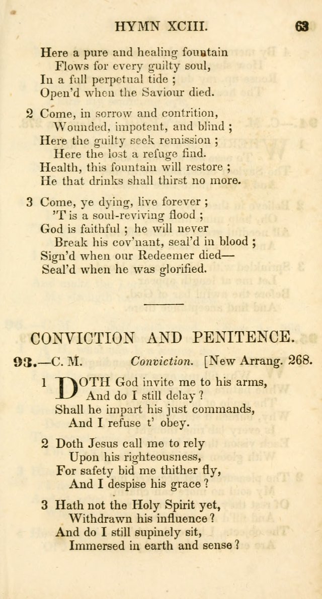 Additional Hymns, Adopted by the General Synod of the Reformed Protestant Dutch Church in North America, at their Session, June 1846, and authorized to be used in the churches under their care page 68