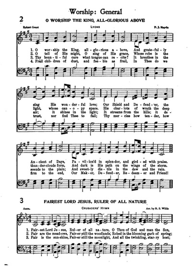 Association Hymn Book: for use in meetings for men page 1
