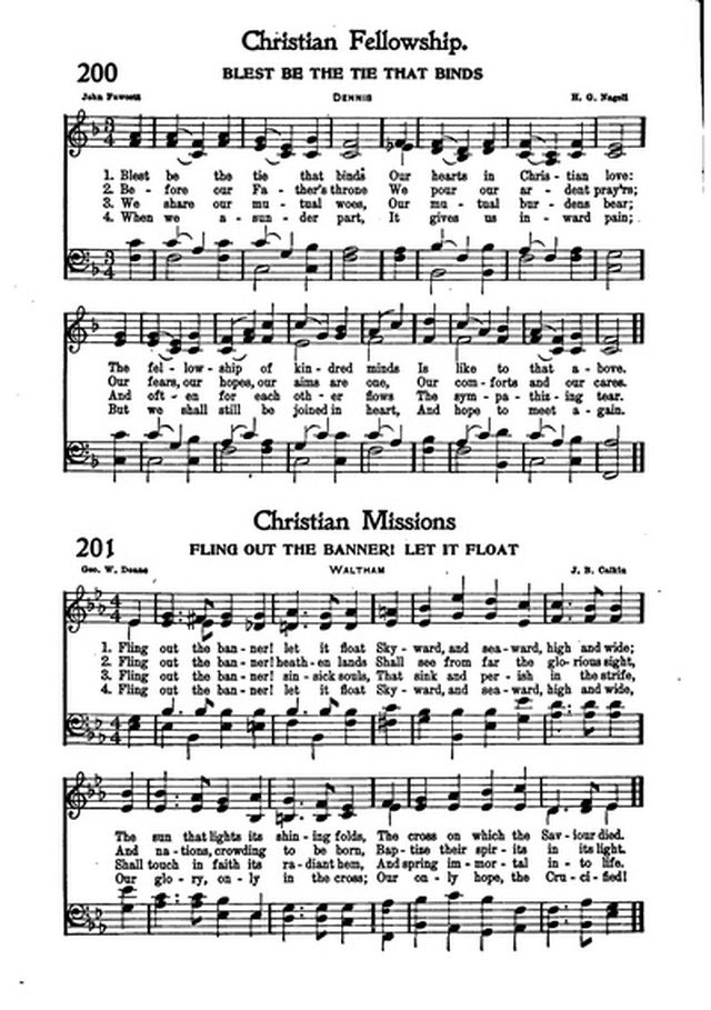 Association Hymn Book: for use in meetings for men page 155