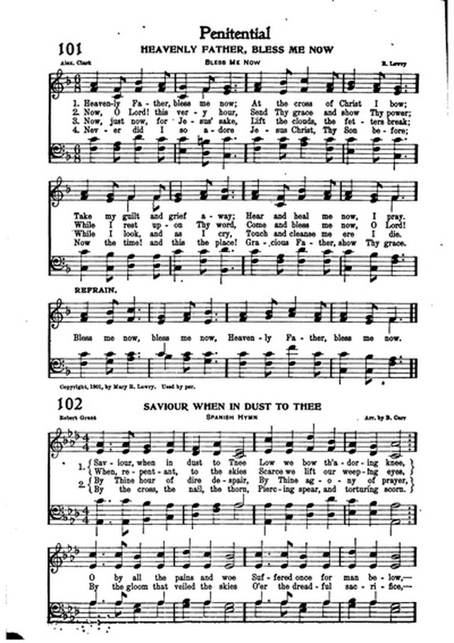 Association Hymn Book: for use in meetings for men page 75