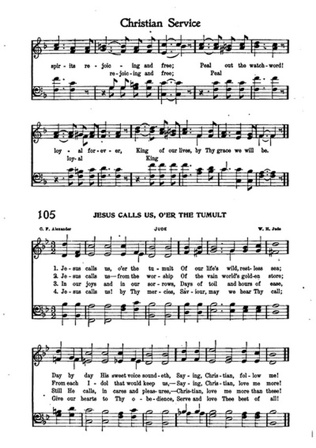 Association Hymn Book: for use in meetings for men page 78