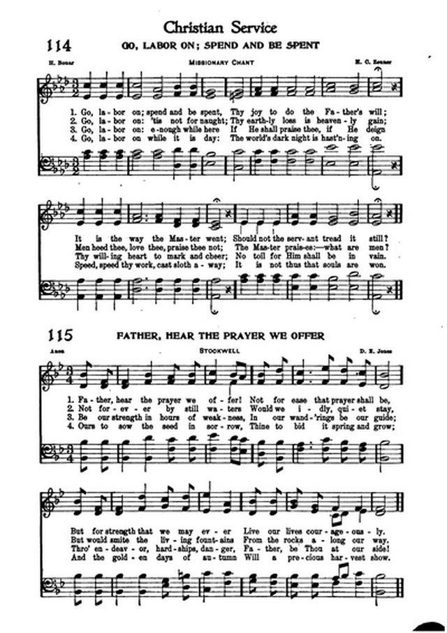 Association Hymn Book: for use in meetings for men page 86