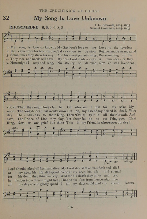 The Abingdon Hymnal: a Book of Worship for Youth page 103