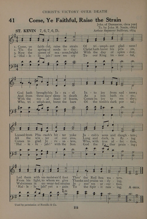 The Abingdon Hymnal: a Book of Worship for Youth page 110