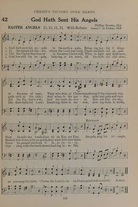 The Abingdon Hymnal: a Book of Worship for Youth page 111