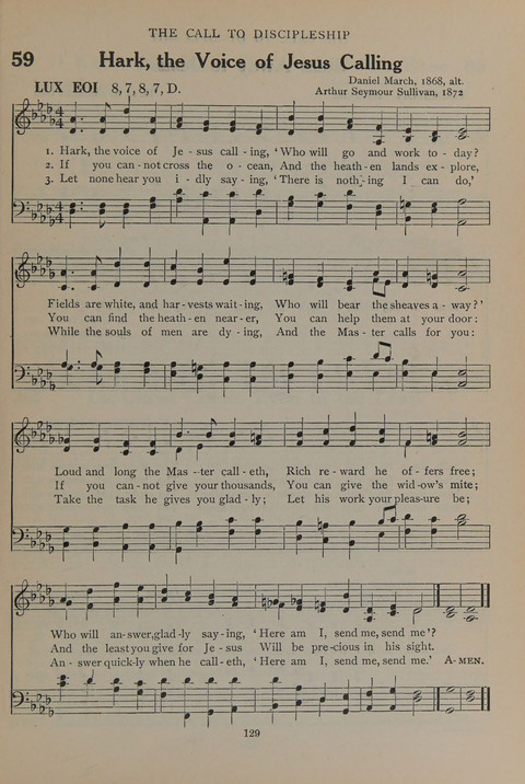 The Abingdon Hymnal: a Book of Worship for Youth page 127