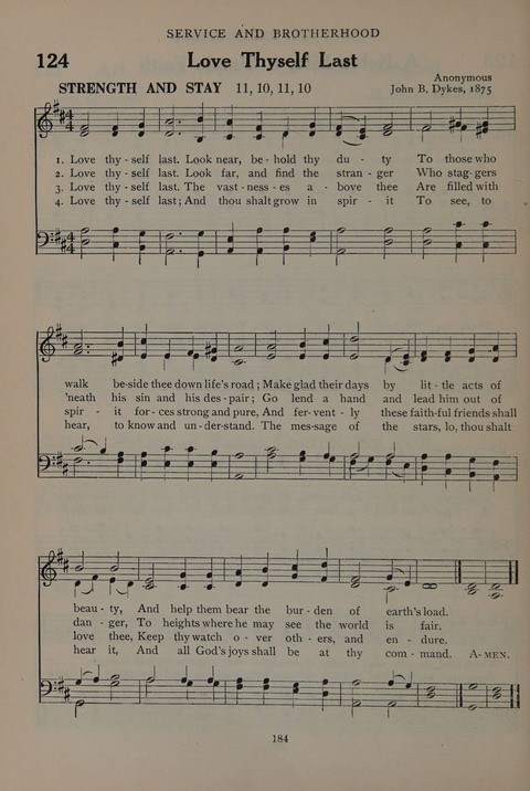 The Abingdon Hymnal: a Book of Worship for Youth page 182