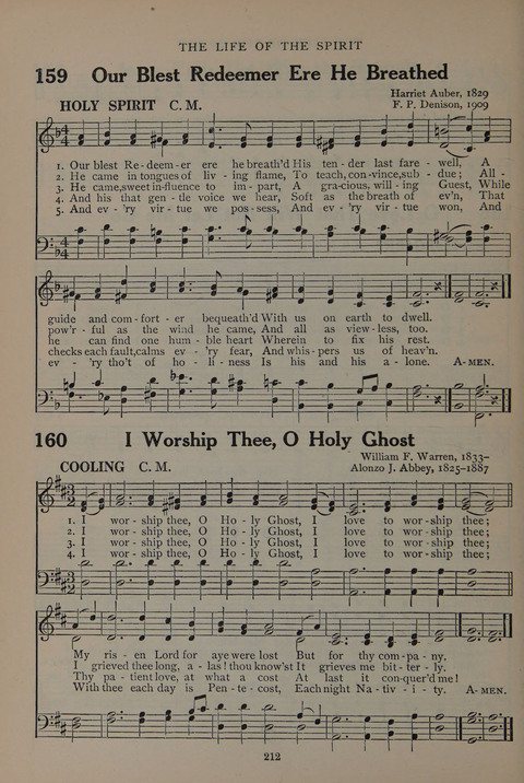 The Abingdon Hymnal: a Book of Worship for Youth page 210