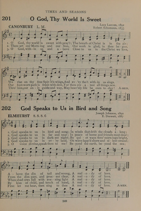 The Abingdon Hymnal: a Book of Worship for Youth page 247