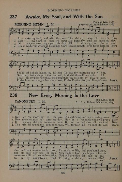 The Abingdon Hymnal: a Book of Worship for Youth page 278