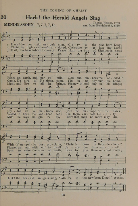 The Abingdon Hymnal: a Book of Worship for Youth page 91