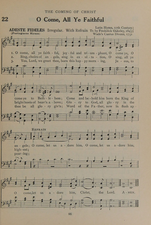 The Abingdon Hymnal: a Book of Worship for Youth page 93