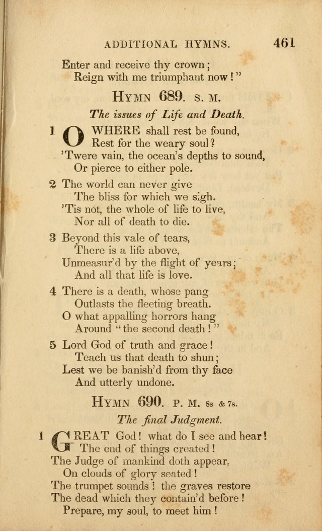 Additional Hymns to the Collection of Hymns for the use of Evangelical     Lutheran Churches page 112