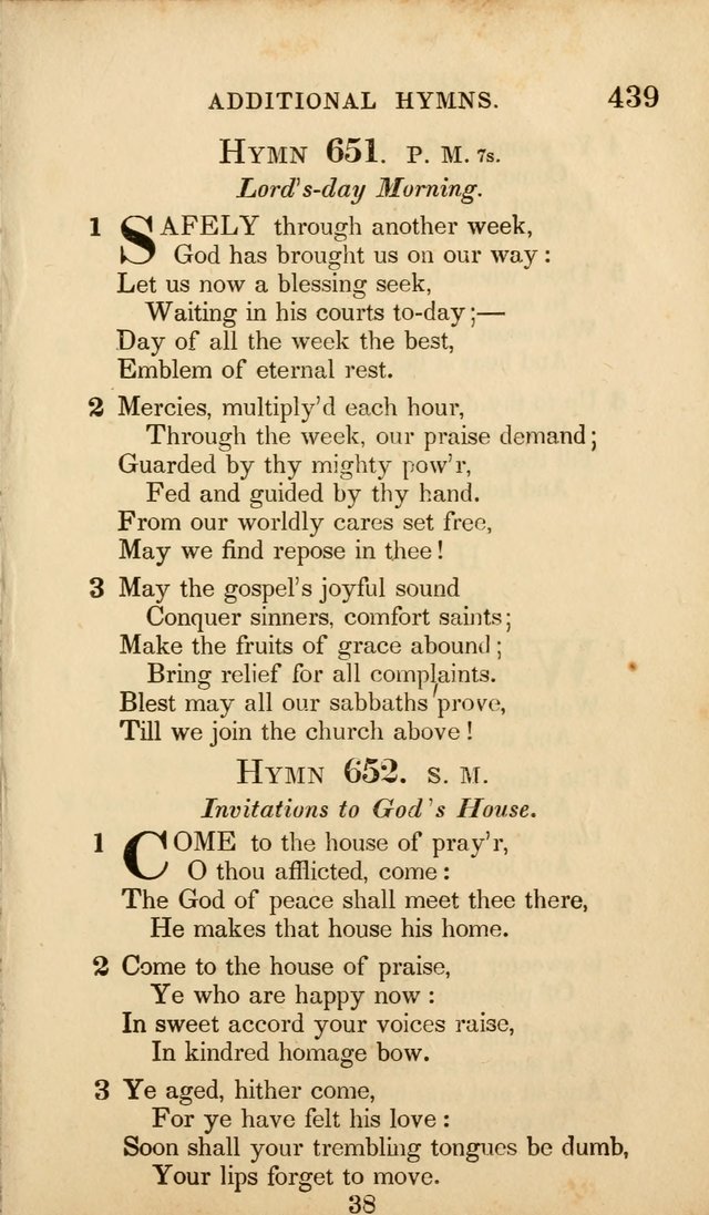 Additional Hymns to the Collection of Hymns for the use of Evangelical     Lutheran Churches page 90