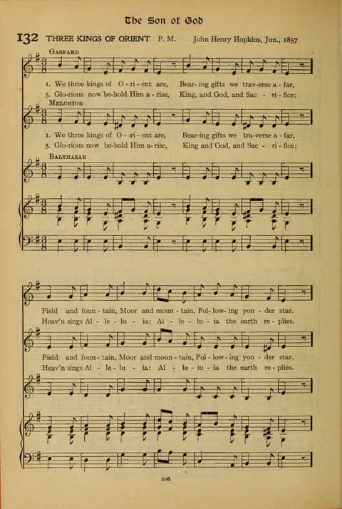 The American Hymnal for Chapel Service page 108