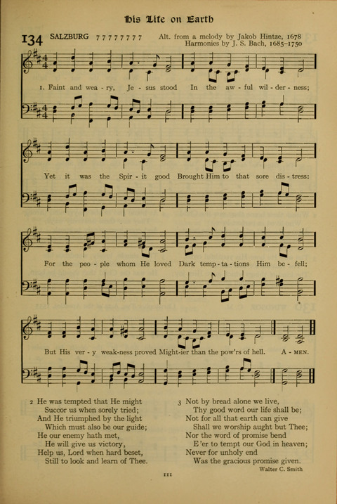 The American Hymnal for Chapel Service page 111