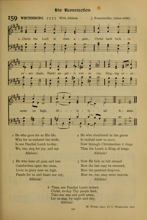 The American Hymnal for Chapel Service page 131