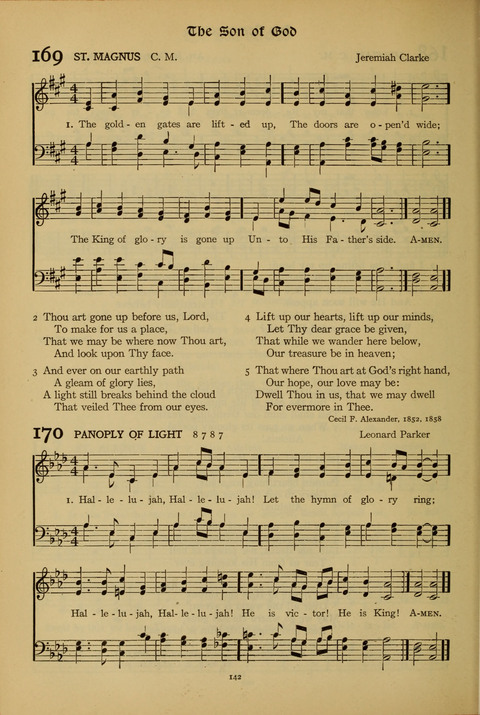 The American Hymnal for Chapel Service page 142